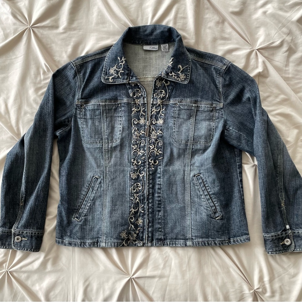 chico’s denim moto jacket